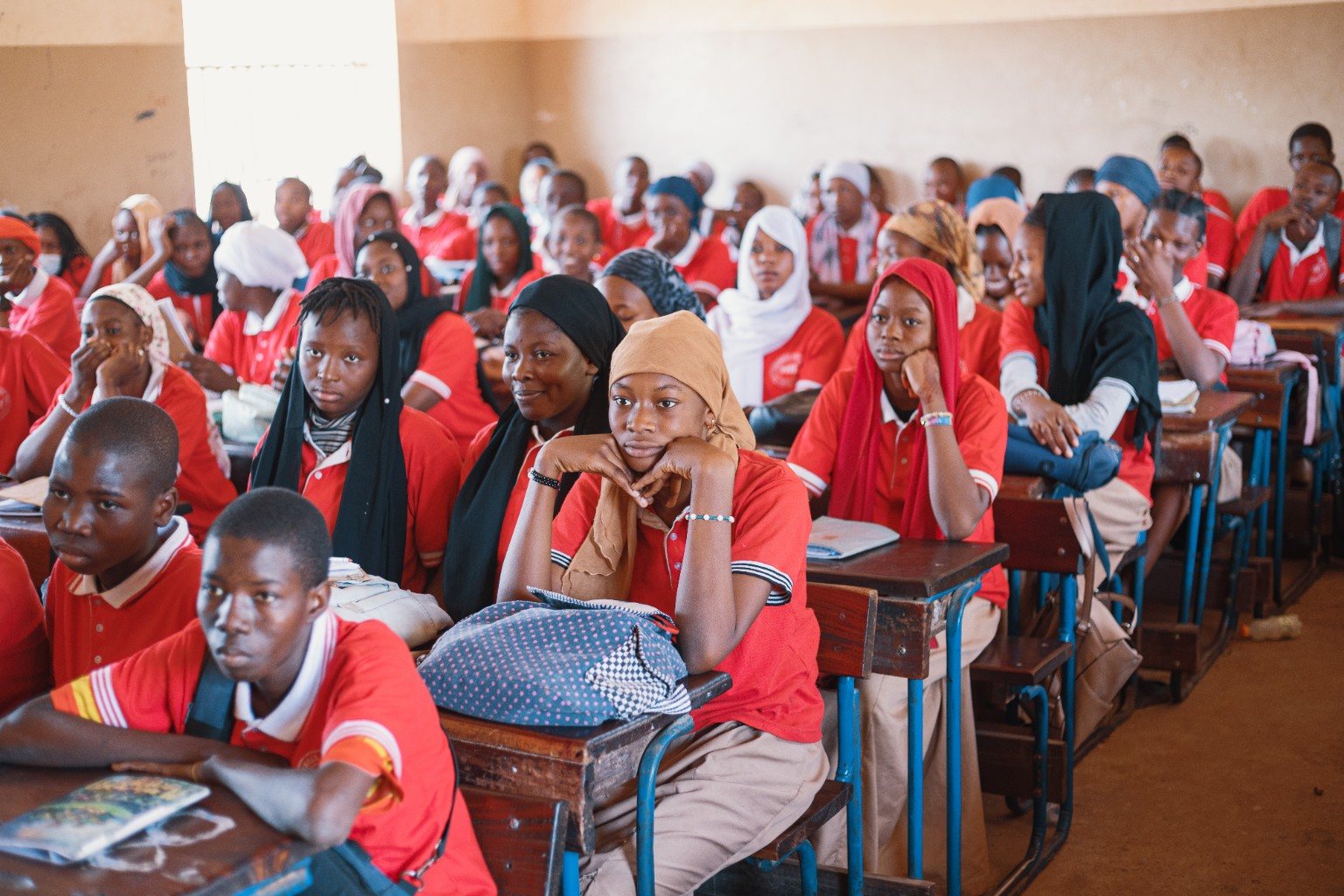 Élèves en classe à Bamako